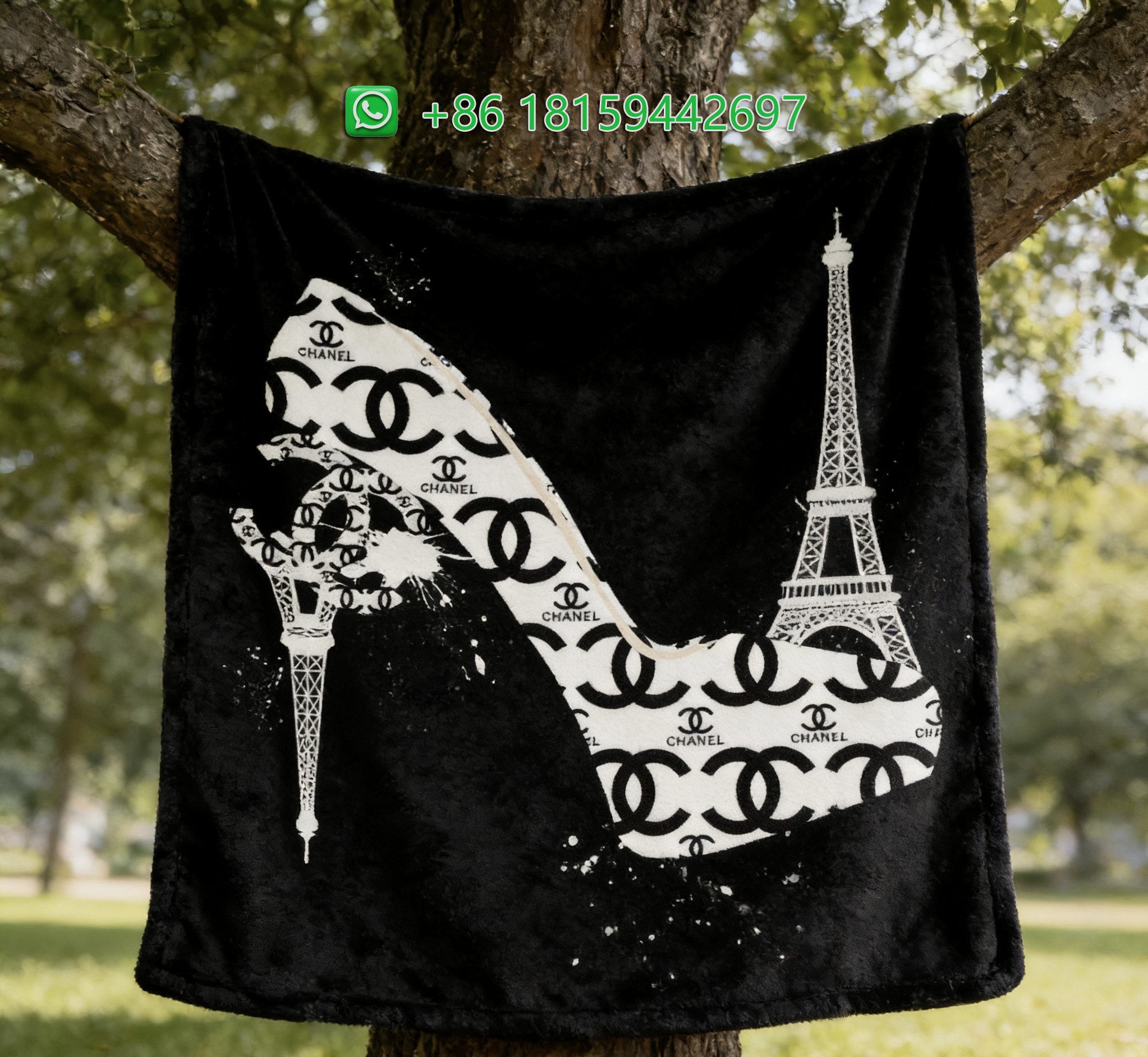 Chanel Throw Blankets